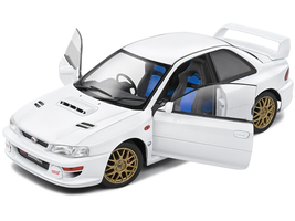 1998 Subaru Impreza 22B RHD (Right Hand Drive) Pure White with Gold Wheels 1/18  - $80.89