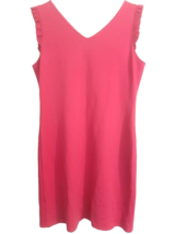 Jude Connally Simply Meg&#39;s Dress Size S Ruffle Sleeveless Fushia NWT - £31.38 GBP
