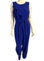 Jessica Howard Women&#39;s Sleeveless Jumpsuit Royal Blue Size 12 - $37.99