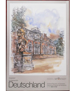 Original Poster Germany Dusseldorf Benrath Palace Ahrle - £25.50 GBP