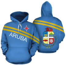 Aruba country flag hoodie adults and youth thumb200
