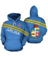 Aruba Country Flag Hoodie Adults And Youth - $76.57 CAD