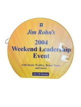 Jim Rohn&#39;s 2004 Weekend Leadership Event - 24 CD Series Case - RARE!!! - $197.99