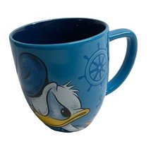 Disney Parks Exclusive Blue Donald Duck Thailand Ceramic Coffee Cup Mug - $18.80