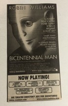 Bicentennial Man Movie Print Ad Robin Williams TPA10 - £4.57 GBP