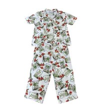 Vintage SunBay Cottons Hawaiian Hibiscus Flowers Petite Shirt Pants Outfit PM - £29.88 GBP