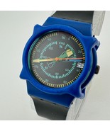 Vintage Swatch Quartz Watch 6432 Men Blue Gray Analog ~For Parts Repair - €32,59 EUR