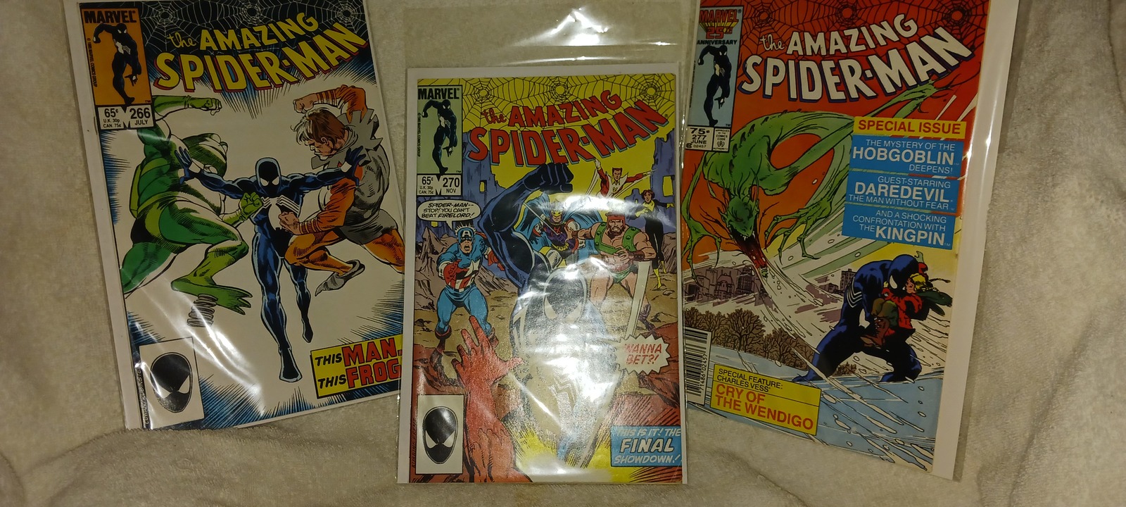 CLASSIC AMAZING SPIDER-MAN/ VENOM.WITH SPECIAL FEATURES 266,270,277 VF  ... - $29.99