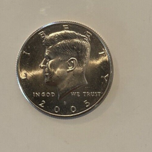 2005-D 50C Kennedy Half Dollar. Free Shipping!!!!!!!!!!!!!!!!!! - $2.50