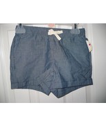 Faded Glory Girls Pull On Shorts Chambray Color Size SMALL 6-6X NEW - €8,35 EUR