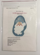 Snowflake Santa By Libby Sturdy Pattern (No Materials Included) - $5.93