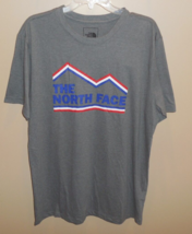 The North Face Men&#39;s Size Large Short Sleeve New USA T-Shirt Tee Grey Gray - £18.72 GBP