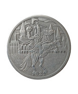 HB(290)US Hobo Nickel Morgan Dollar Silver Plated Copy Coin - £7.81 GBP