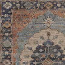 7' X 12' Blue Hand Woven Traditional Medallion Indoor Area Rug - $642.49