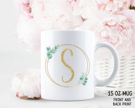 Initial Coffee Mug, Custom Mugs, Best Friend Gift, Bride Gift, Birthday Mug, Mom - £15.81 GBP