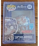 Funko POP! Art Series: Marvel Patriotic Age - Captain America #32 Target... - £20.59 GBP