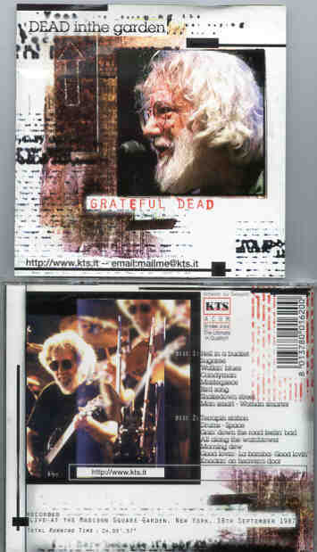 Grateful Dead - Dead In The Garden ( 2 CD set )  ( KTS ) ( MSG . New Yor... - $30.99