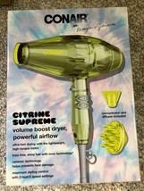 Conair XO Morgan Simianer Citrine Supreme Ceramic Volume Boost Hair Blow... - $15.83