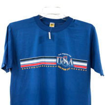 VTG NWT Velva Sheen USA 1984 Los Angeles Olympics Single Stitch T Shirt Large - £106.83 GBP