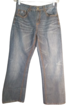 Guess Los Angeles Cliff Relaxed Boot Cut Jeans Dark Wash Denim Boys Sz 18 - £10.57 GBP