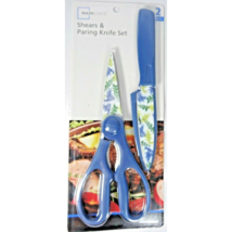 Blue Forest Kitchen Shears and Paring Knife Set Scissors Home Nature 2-P... - £14.21 GBP