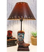 Rustic Western Country Skull With Crossed Pistols Cowboy Spur Boot Table... - €64,01 EUR