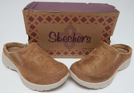 Skechers Easy Going Sweet Moves Sz 8.5 M EU 38.5 Women&#39;s Casual Slide Clogs Tan - $54.44