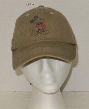 Walt Disney World Mickey Mouse Adjustable Hook &amp; Loop hat cap Green - $14.80