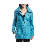 Buffalo David Bitton Womens Brown Button Up &amp; Full Zip Hooded Jacket Coa... - $29.99