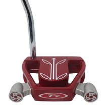 SuperStroke FATSO 5.0 Black/White Grip on T7 Twin Engine Red Mallet 36&quot; Putter - £892.00 GBP