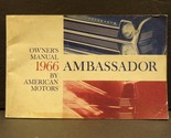 1966 Ambassador by American Motors Owners Manual - £35.57 GBP