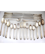 Holmes &amp; Edwards Spring Garden 60 Piece Flatware Set Silver Plate Vintage - £79.12 GBP