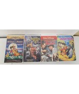 LOT OF 4 MGM &amp; WALT DISNEY MOVIES ON VHS All Dogs Go To Heaven Jungle Book - £7.46 GBP