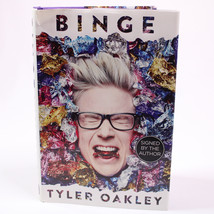 SIGNED Binge By Tyler Oakley Hardcover Book With Dust Jacket 2015 Copy English - £9.89 GBP