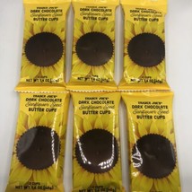6x TRADER JOE&#39;S Gluten Free Dark Chocolate Sunflower Seed Butter Cups 10/2023 - £17.17 GBP