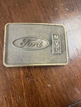 Vintage Ford Motor Company MVP Employee Promotion Award Brass Belt Buckle - £9.17 GBP