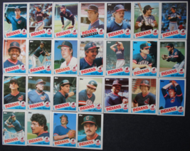 1985 Topps Cleveland Indians Team Set of 25 Baseball Cards - $5.00