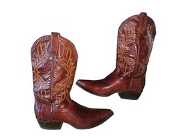 Cuadra 1904 Limited Edition Lizard Congac Pointed Toe Western Boots US 8... - £150.11 GBP