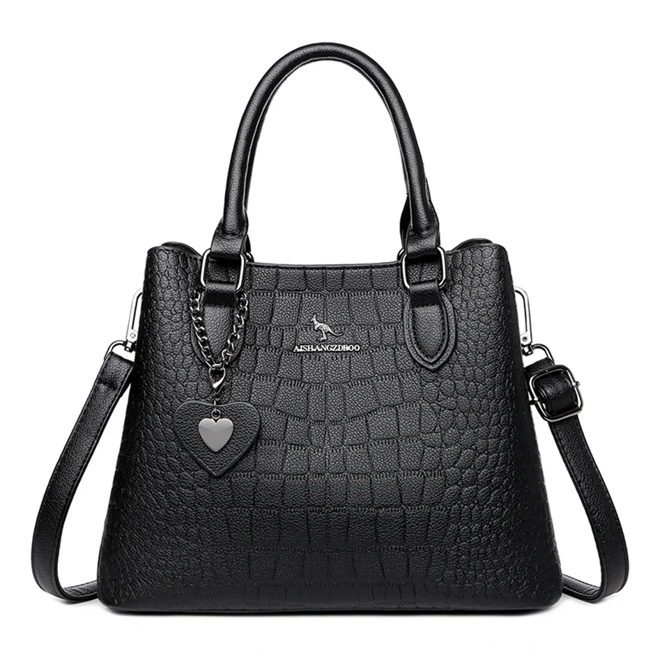 Alligator Pattern Handbags for Women er Genuine Brand Leather Ladies Crossbody B - £39.62 GBP