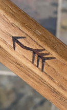 Original Crooked Arrow Wooden Defensive Lacrosse Shaft - 60&quot; - Vtg Wood ... - €475,44 EUR