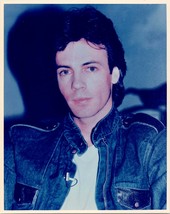 Rick Springfield at press conference in denim jacket 1980&#39;s vintage 8x10 photo - £9.45 GBP
