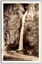 RPPC Horsetail Falls Columbia River Highway Oregon Sawyers Postcard B41 - £7.03 GBP