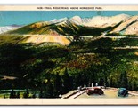 Sentiero Ridge Strada Rocky Mountain National Park Co Lino Cartolina N21 - £2.38 GBP