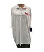 Philadelphia Phillies Fanatics Men&#39;s White Polo Shirt Size XXL, NWT SKU ... - $35.05