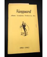 Vtg Albany Symphony Orchestra &#39;81/&#39;82 Vanguard NY Obscure Find Ephemera - $42.03 CAD