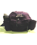 VTG Jansport Hiking Fanny Pack Waist Bag Purple Aztec Black USA Made Zip... - €28,13 EUR
