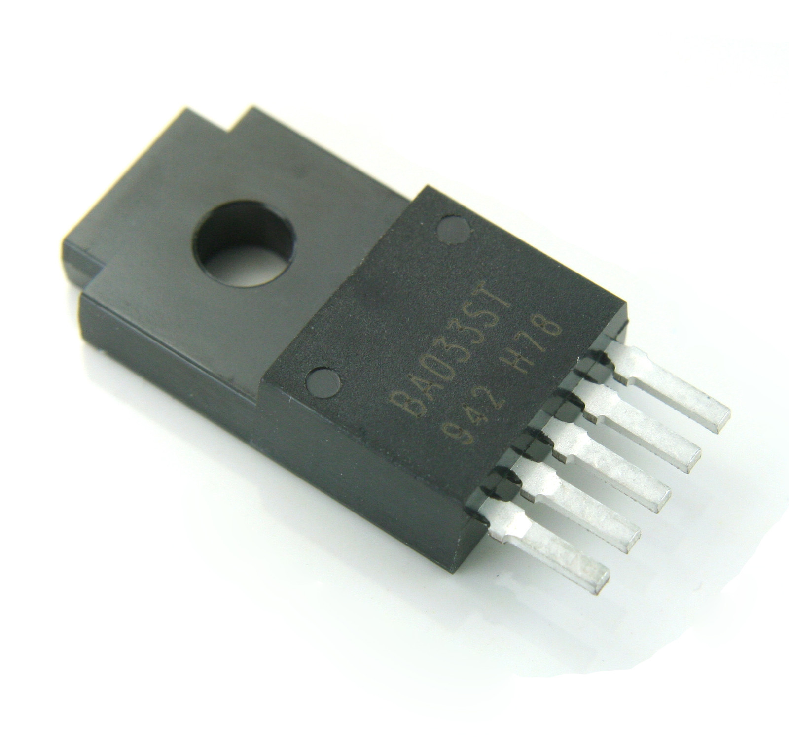 Primary image for 100pcs Rohm LDO Positive Voltage Regulator 3.3V 1A (5-PIN +TAB) TO-220FP BA033ST