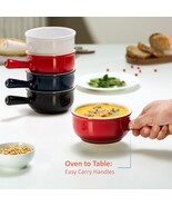 Soup Bowls Handle Ceramic 15 oz Set of 4 Oven Microwave Dishwasher Safe ... - €30,83 EUR+ Soup Bowls Handle Ceramic 15 oz Set of 4 Oven Microwave Dishwasher Safe ... - €30,83 EUR+