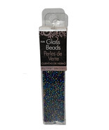 Glass Seed Beads 1.4 oz-11/0 Oil Slick Purple Blue Green Turquoise Teal NIP - $6.16 CAD