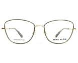 Anne Klein Brille Rahmen AK5088 710 Grau Gold Cat Eye Voll Felge 52-17-135 - $64.89